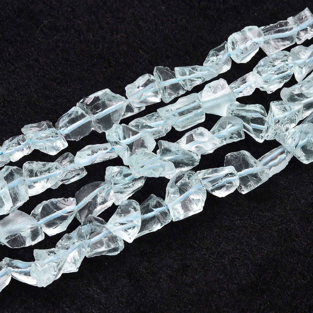 Blue Glass Beads Strand