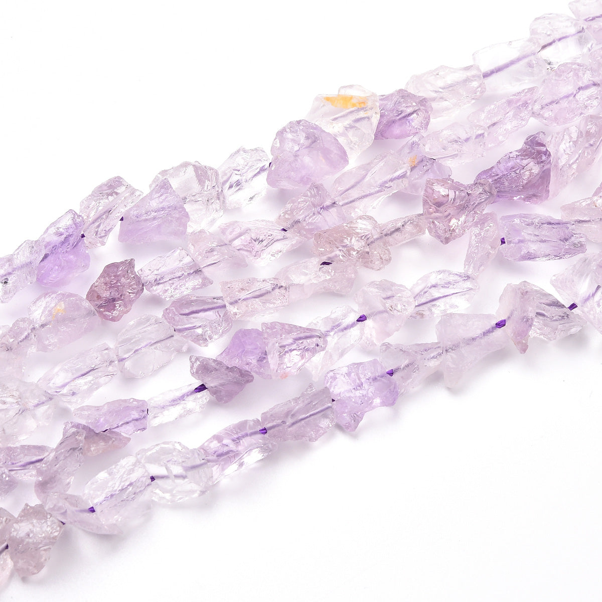 Lite Purple Amethyst Beads Strand