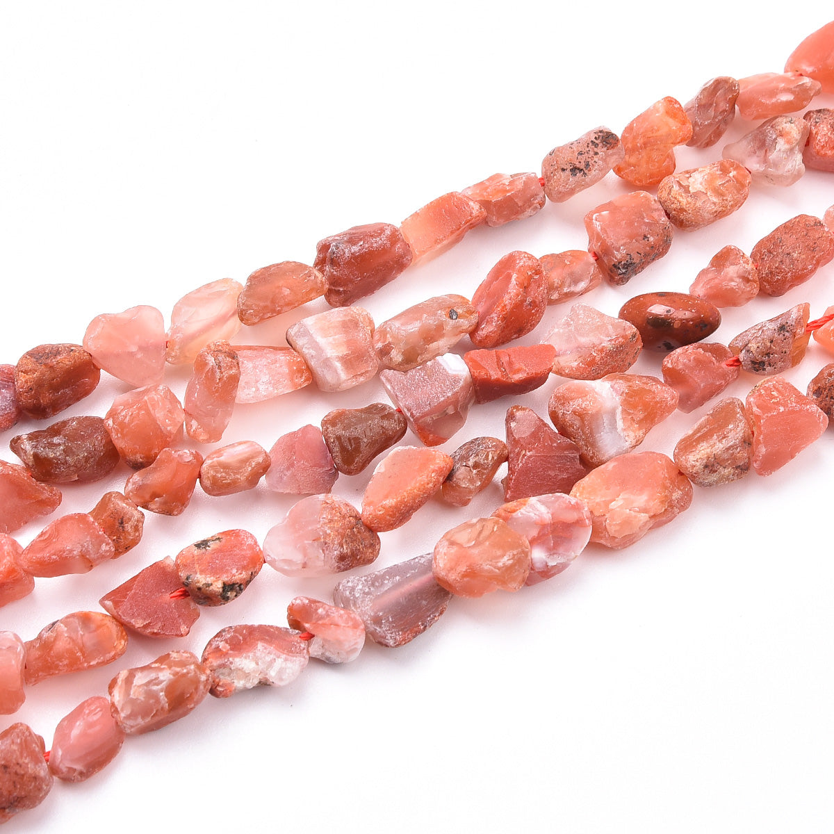 Red Agate Beads Strand