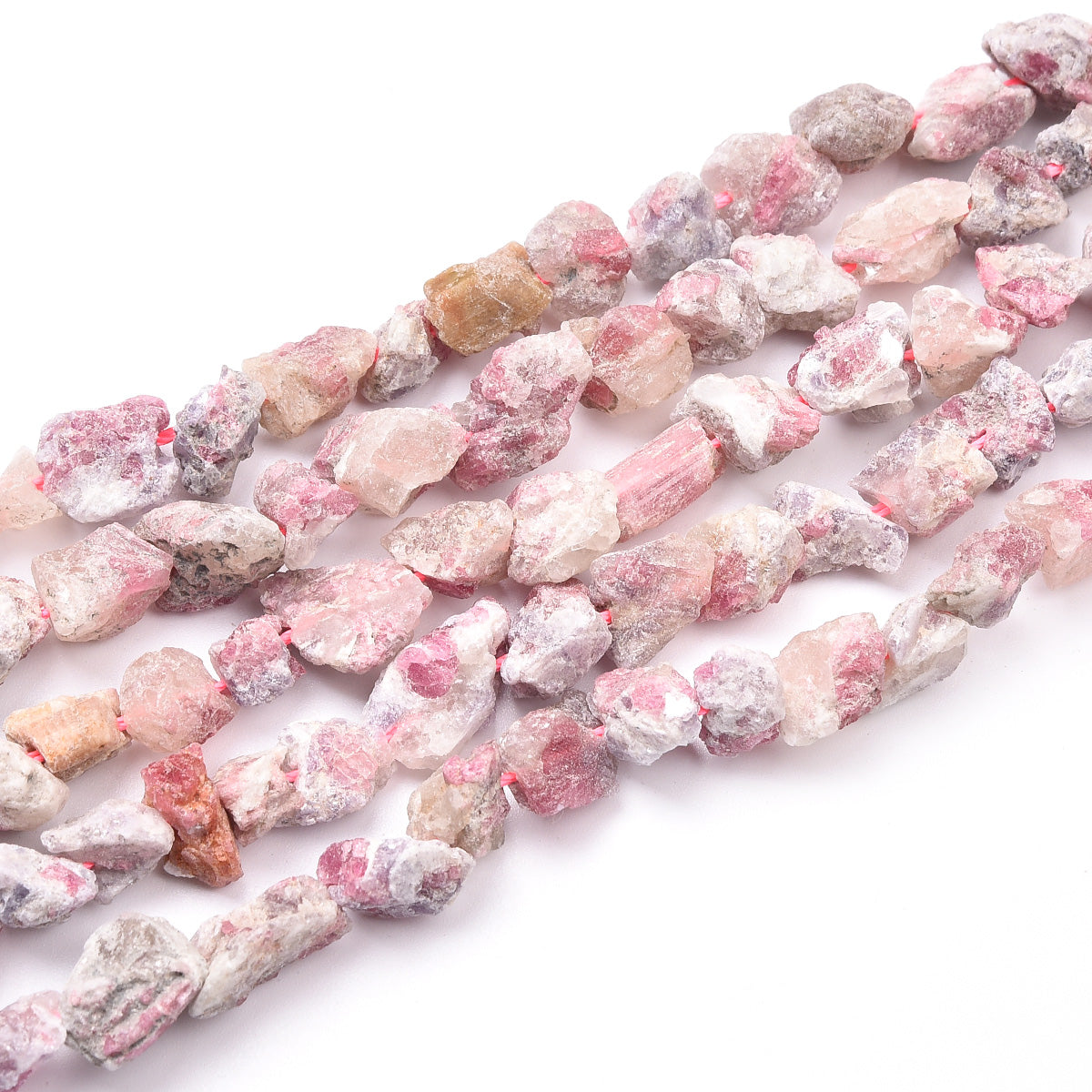 Pink Tourmaline Beads Strand