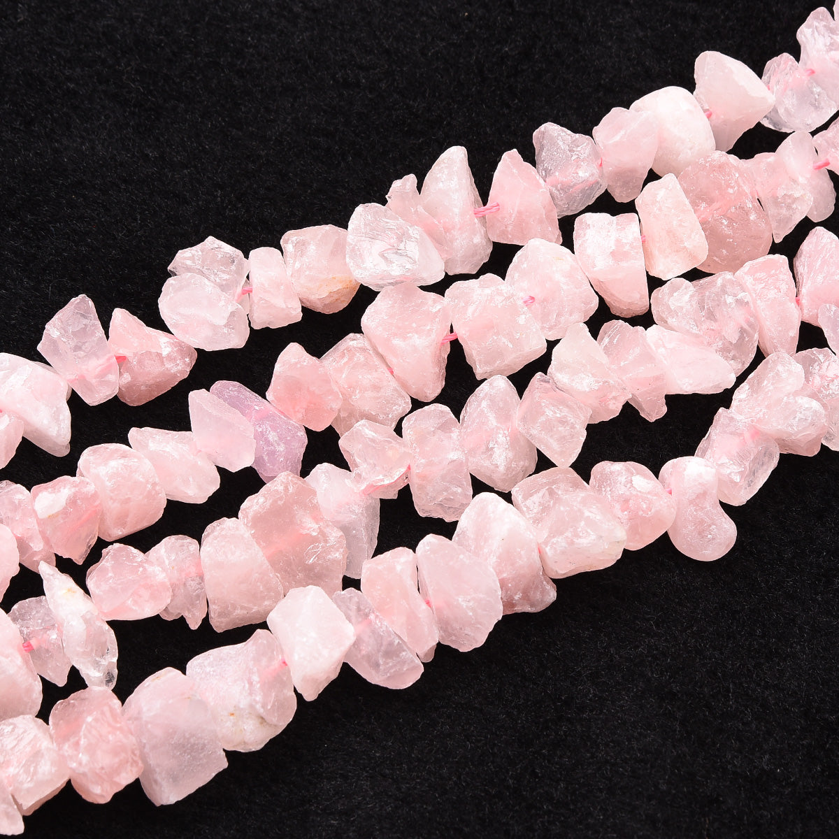 Pink Quartz Beads Strand