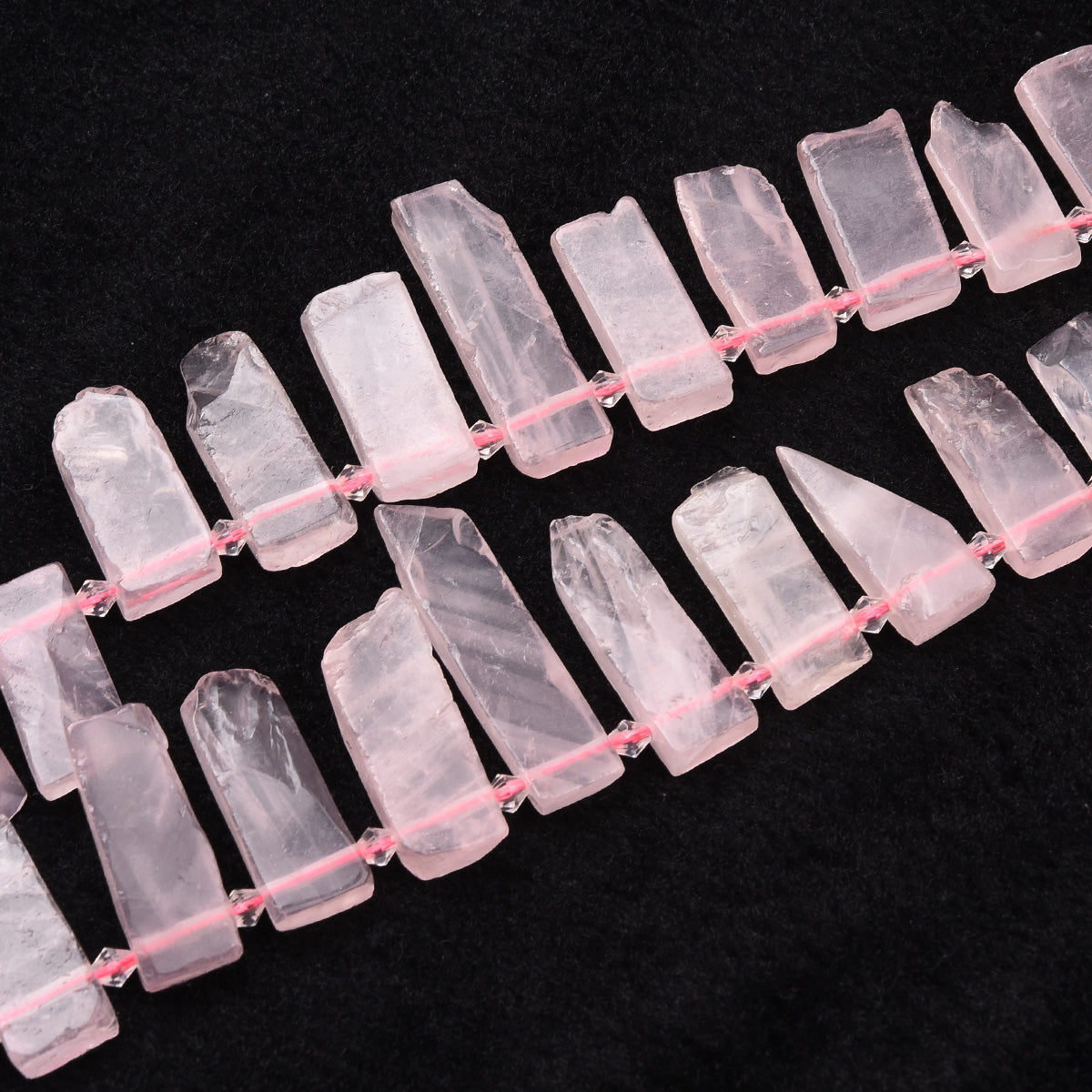 Pink Quartz Beads Strand