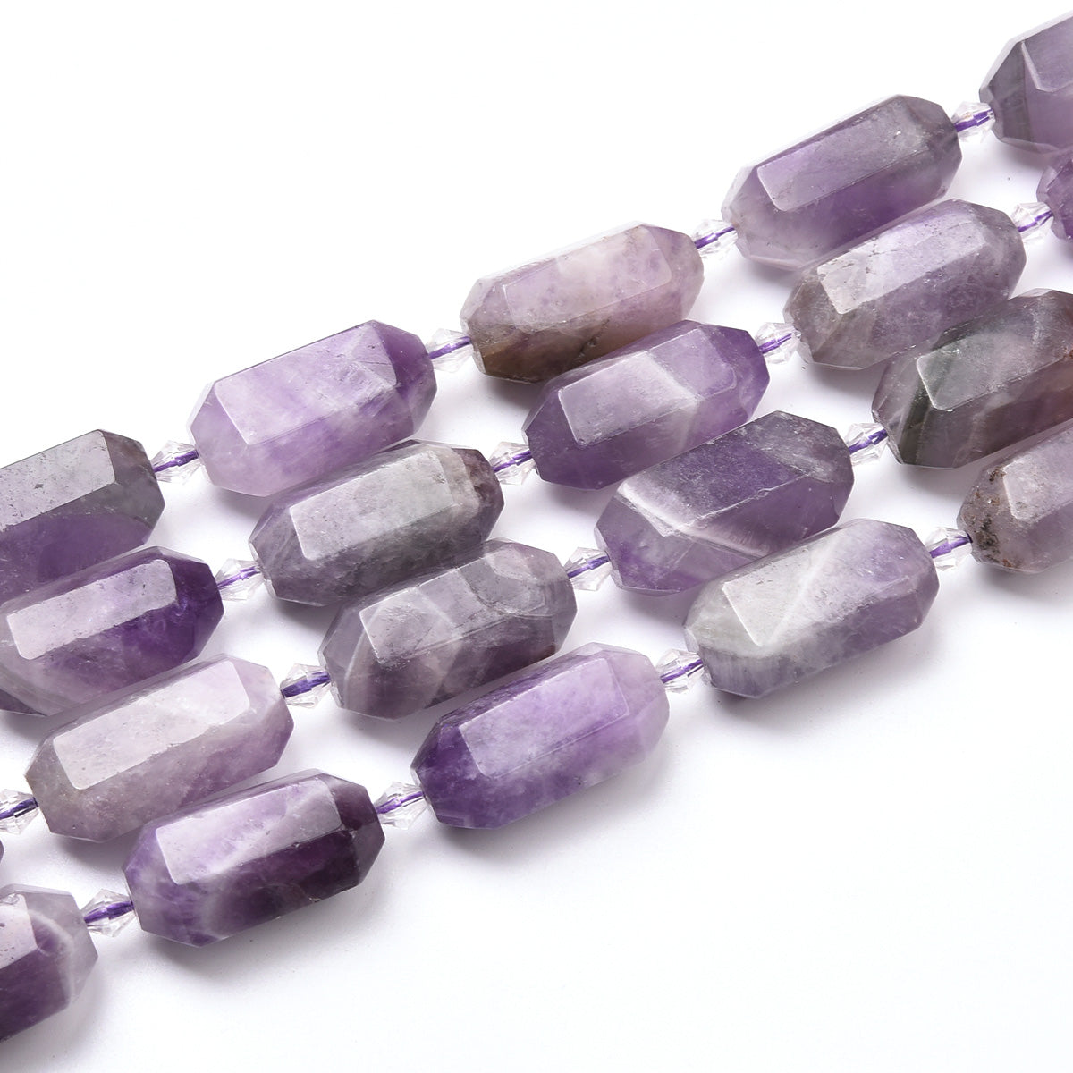 Purple Amethyst Beads Strand