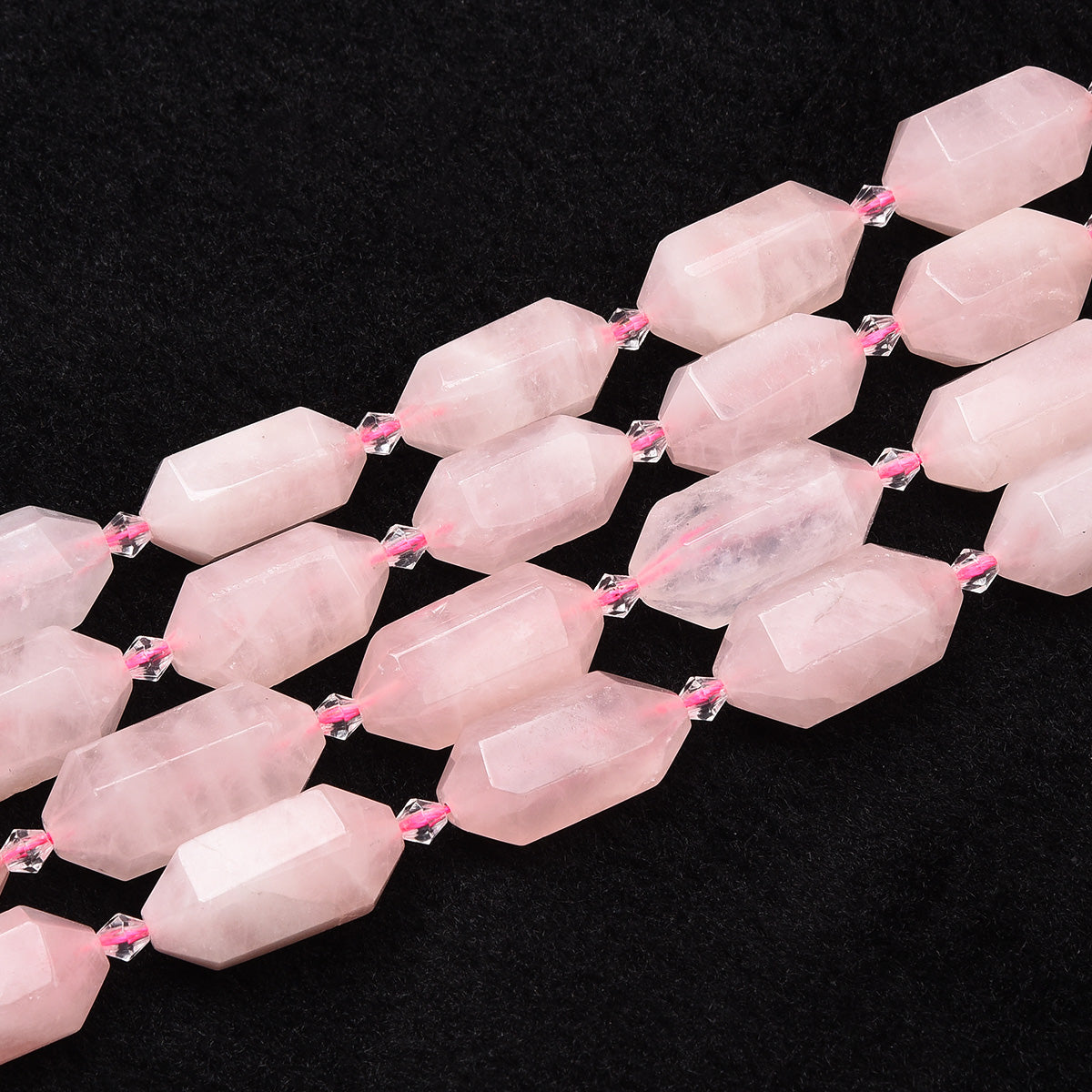 Rose Quartz Beads Strand