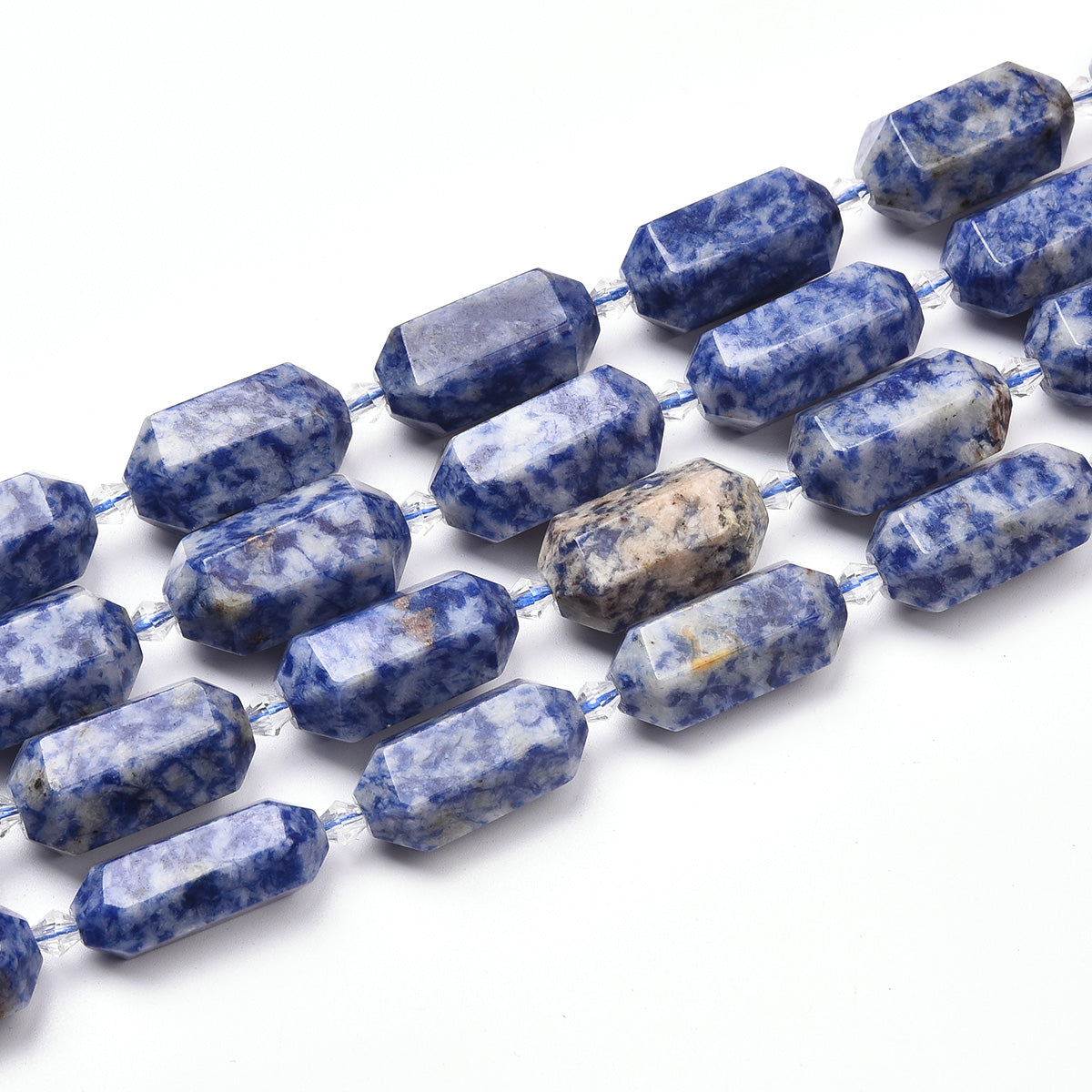 Blue Spot Jasper Beads Strand