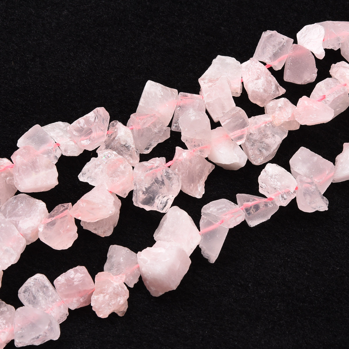 Pink Quartz Beads Strand