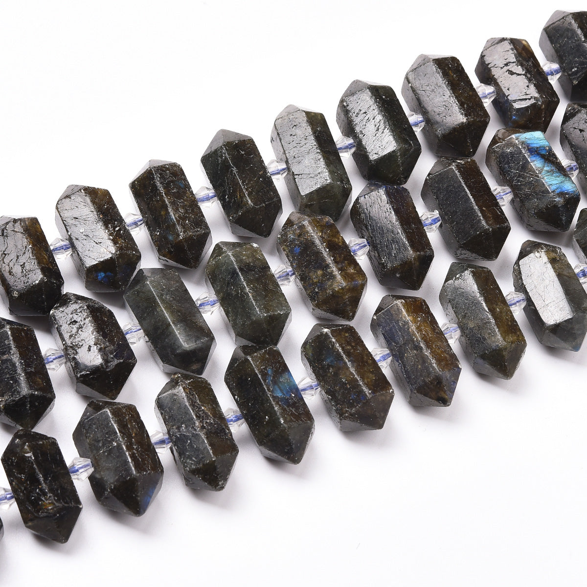 Black Labradorite Beads Strand