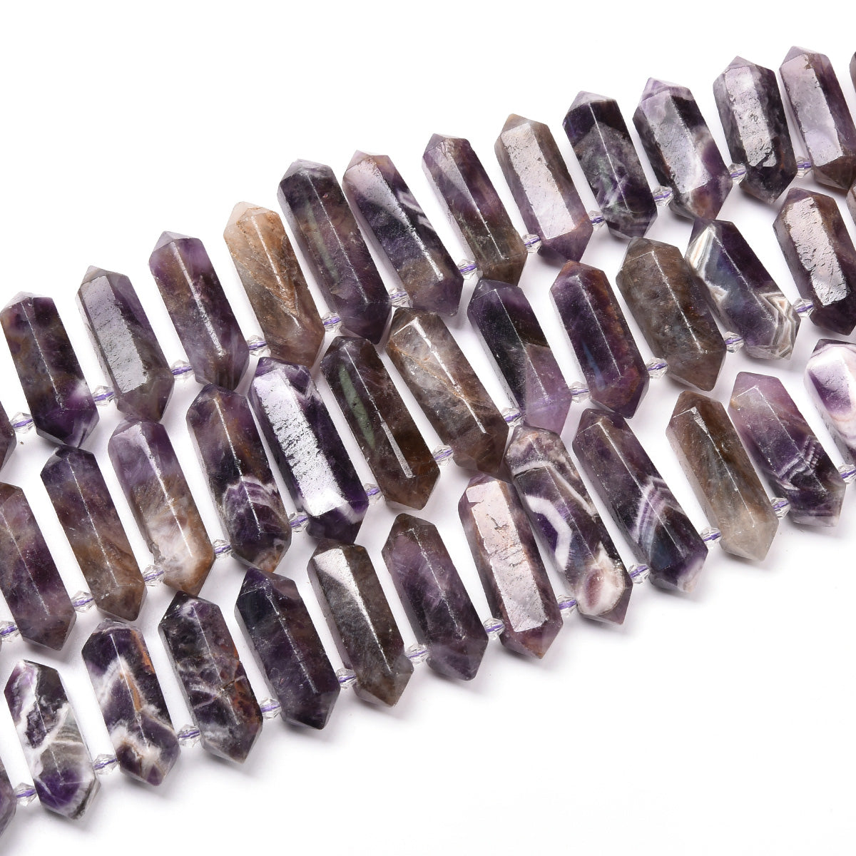 Dark Purple Amethyst Beads Strand