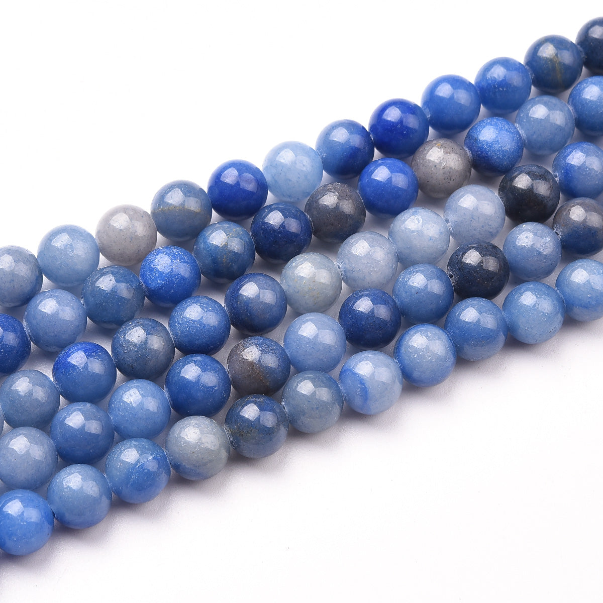 Blue Aventurine Beads Strand (Dyed)