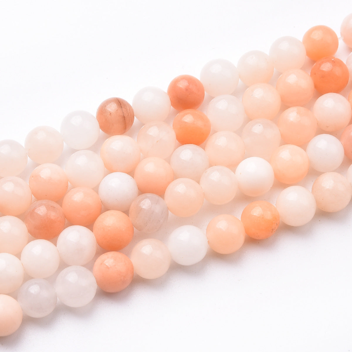 Pink Aventurine Beads Strand (Dyed)