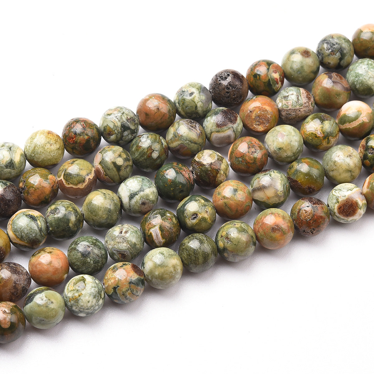 Kambaba Jasper Beads Strand (Dyed)