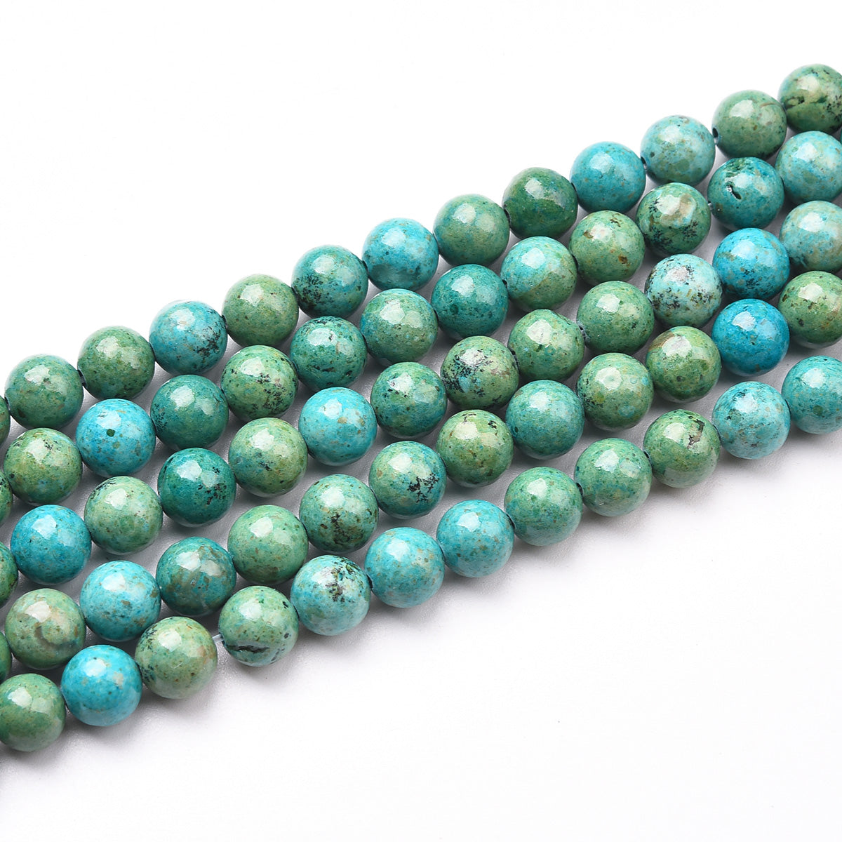 Blue / Green Magnesite Beads Strand (Dyed)