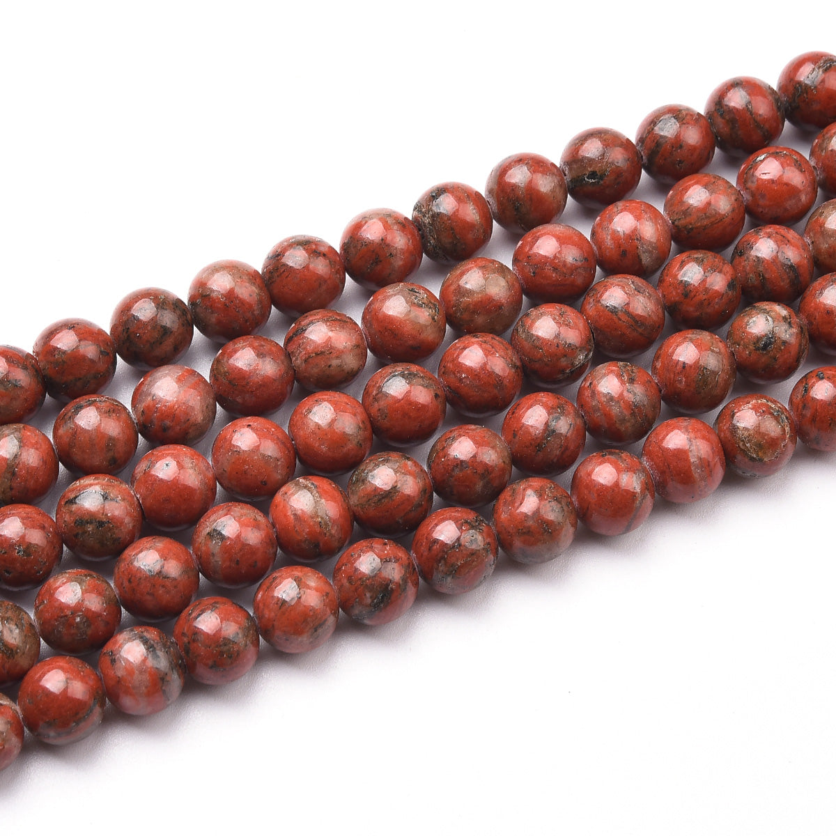 Red Jasper Beads Strand (Dyed)