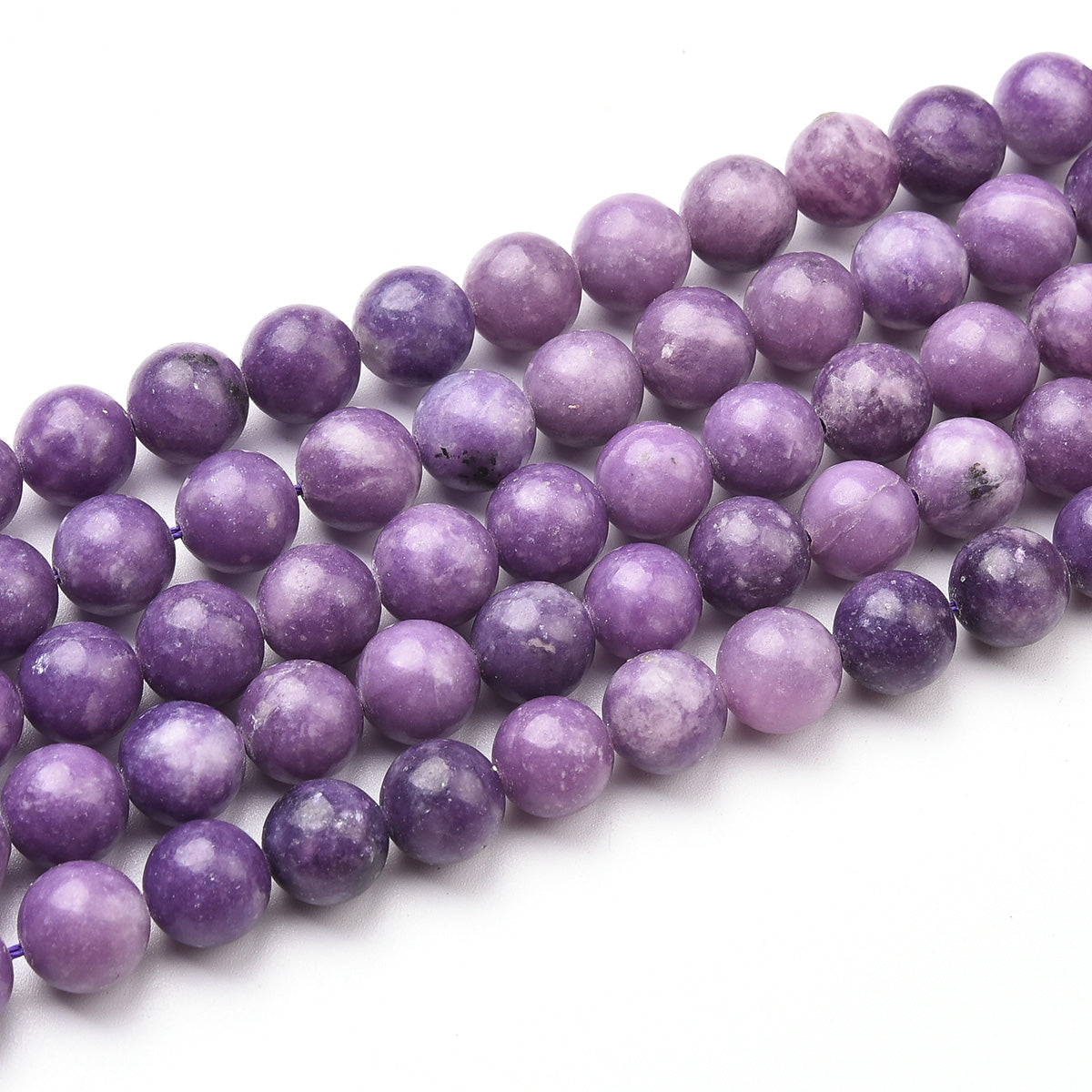 Purple Phosphosiderite Beads Strand (Dyed)