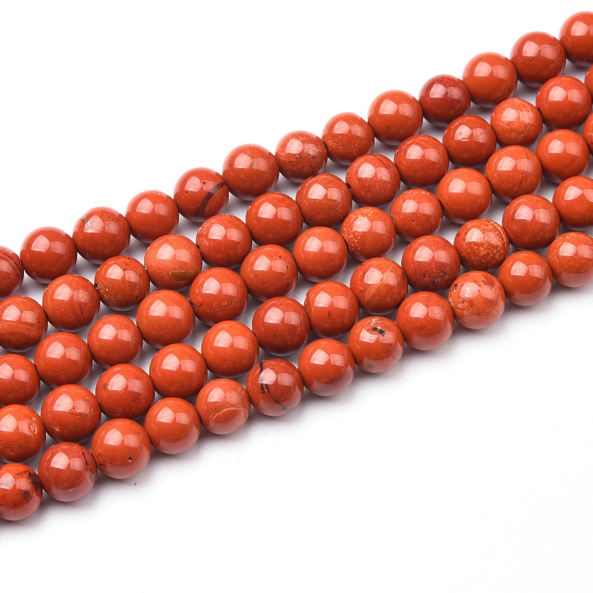 Red Jasper Beads Strand (Dyed)