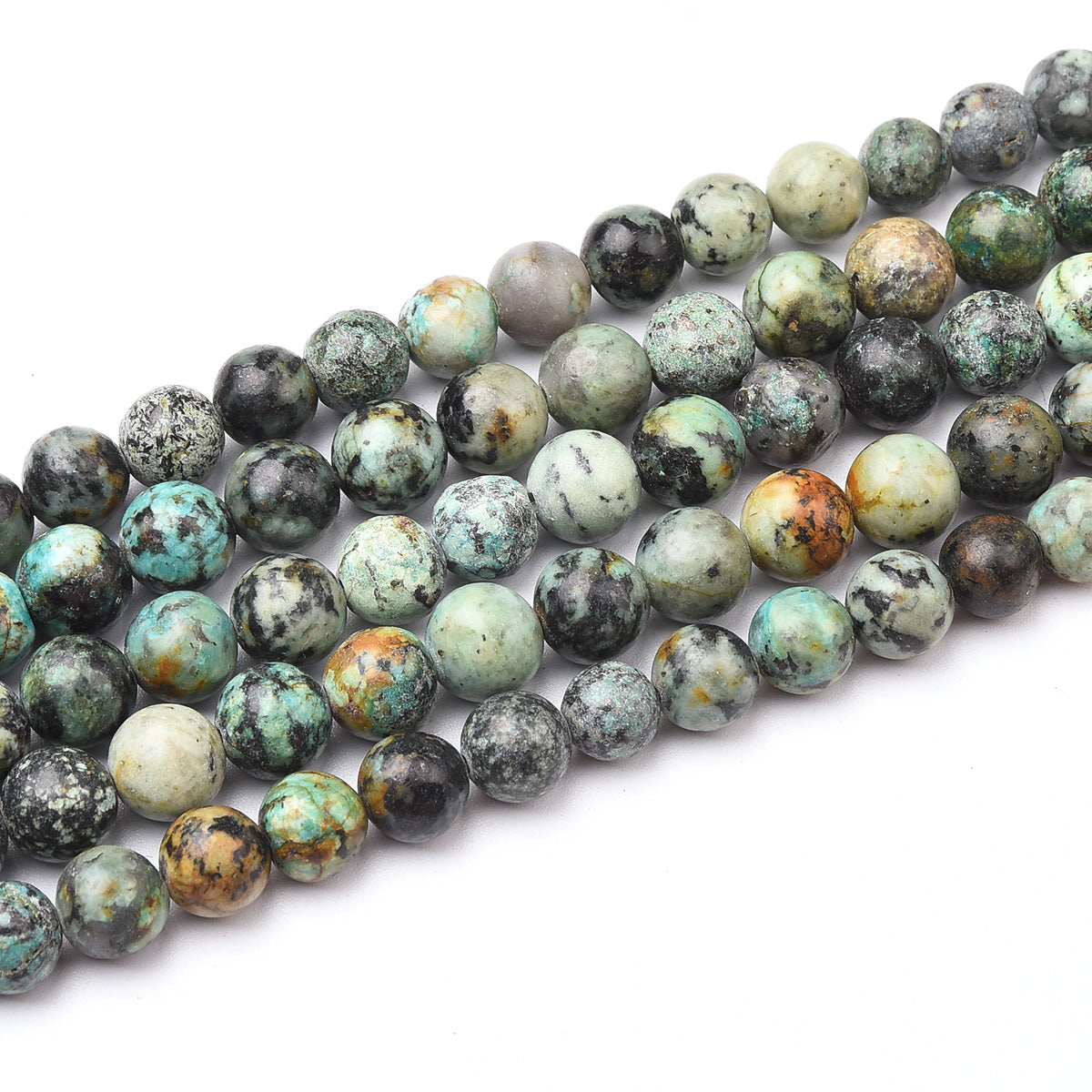 African Turquoise Beads Strand (Dyed)