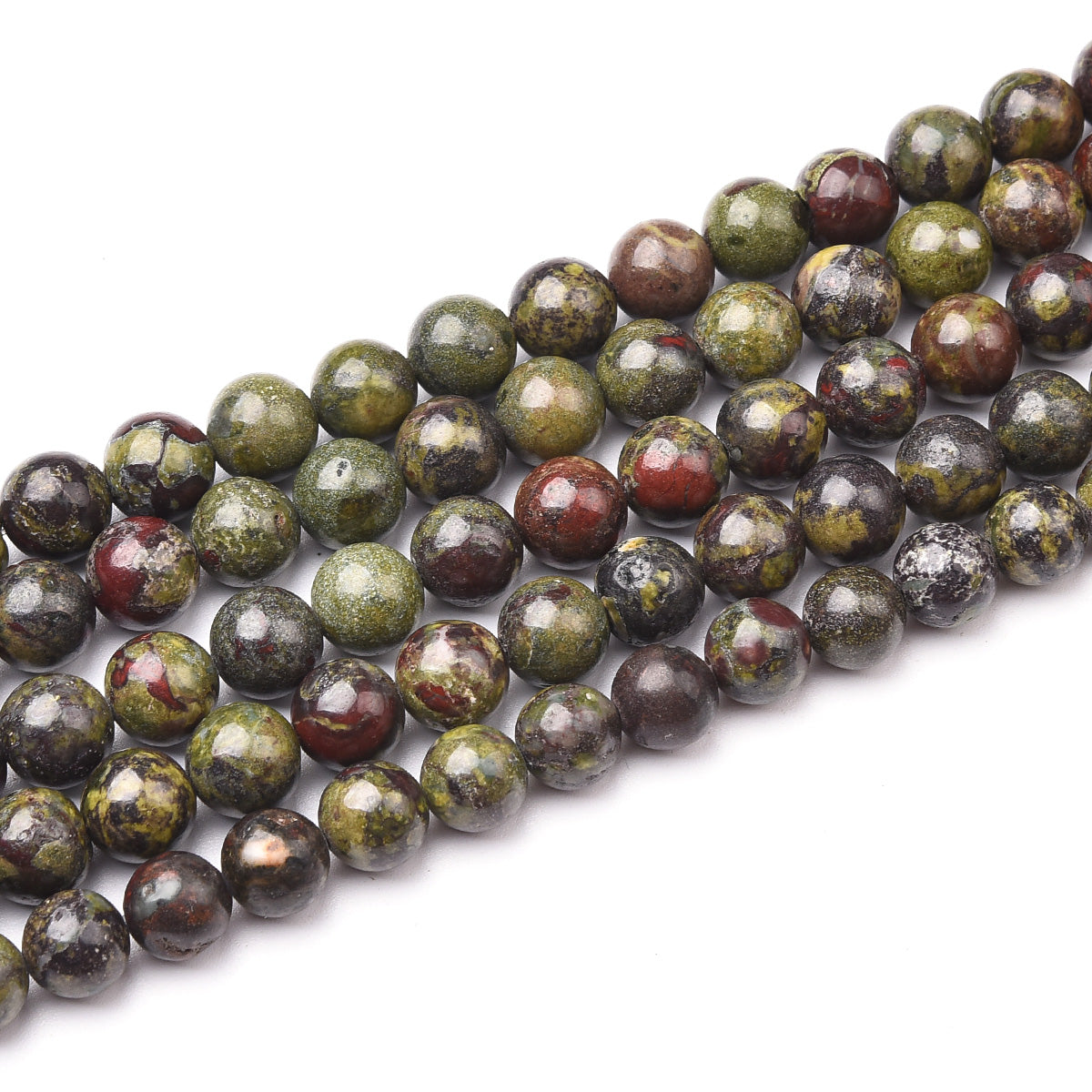 Dragon Blood Jasper Beads Strand (Dyed)