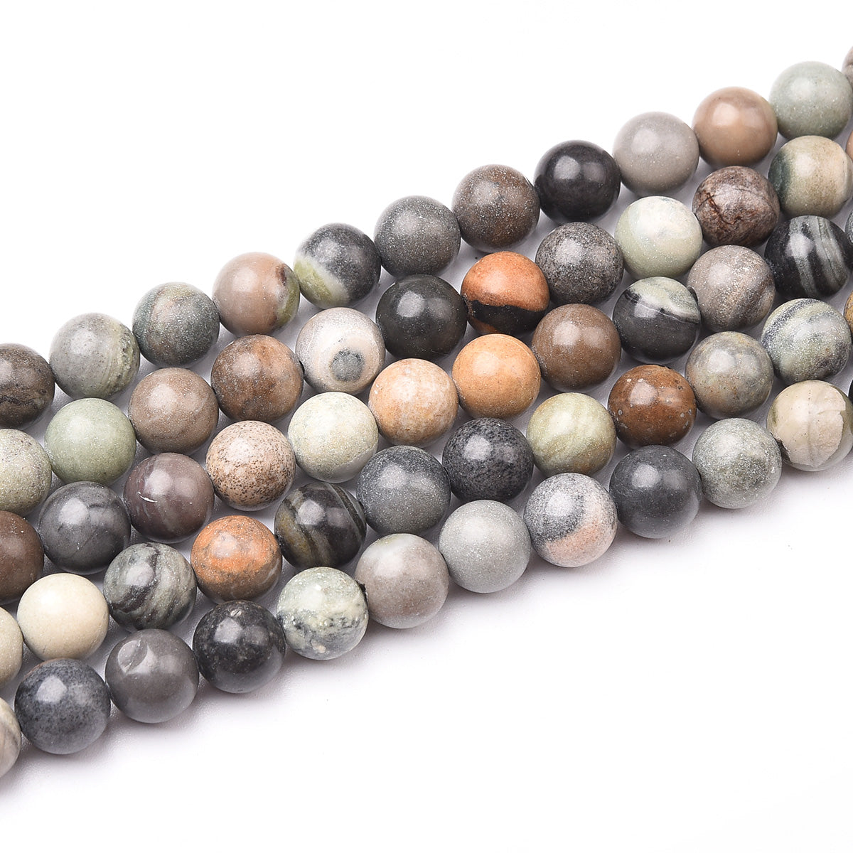 Picasso Jasper Beads Strand (Dyed)