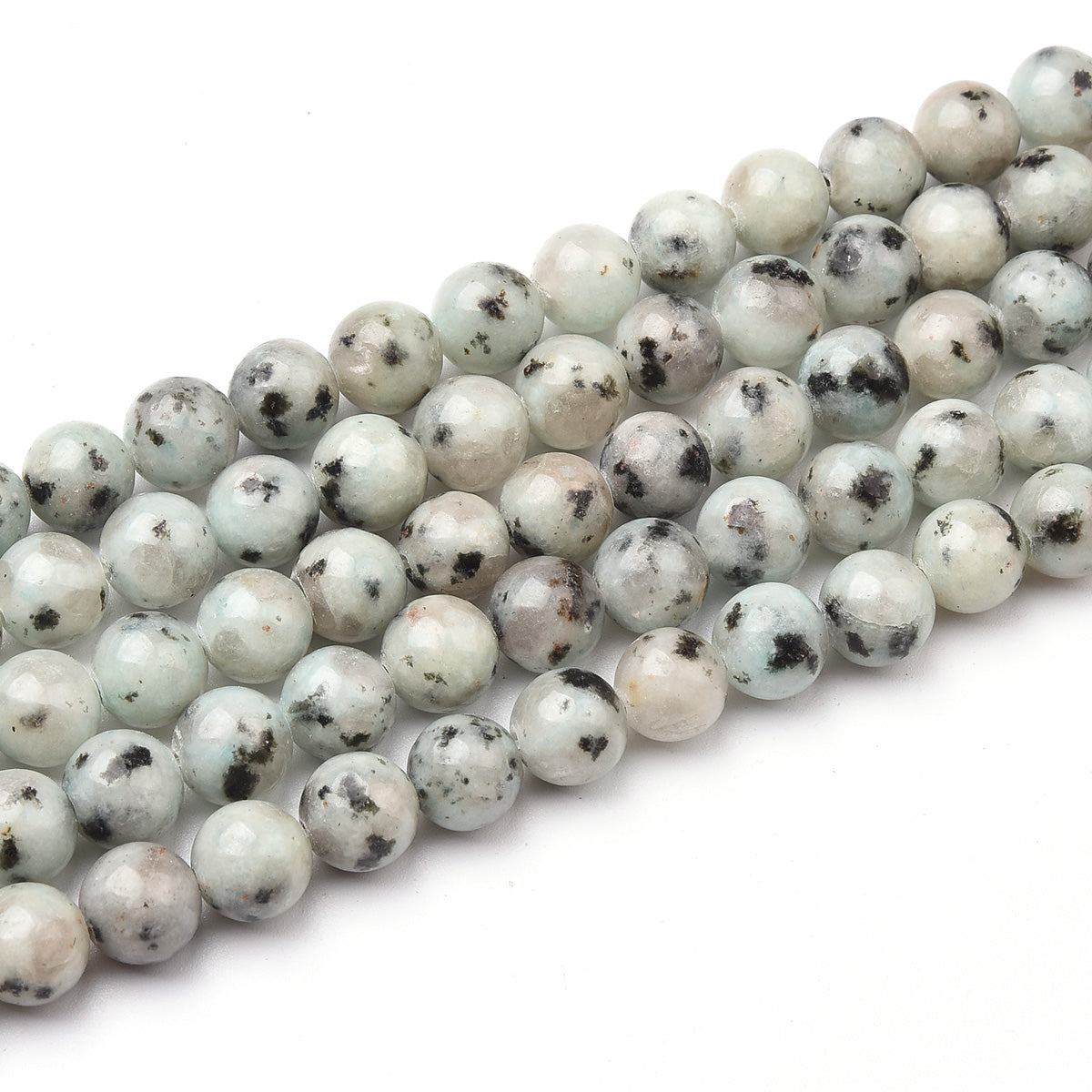 Black Spot Jasper Beads Strand (Dyed)