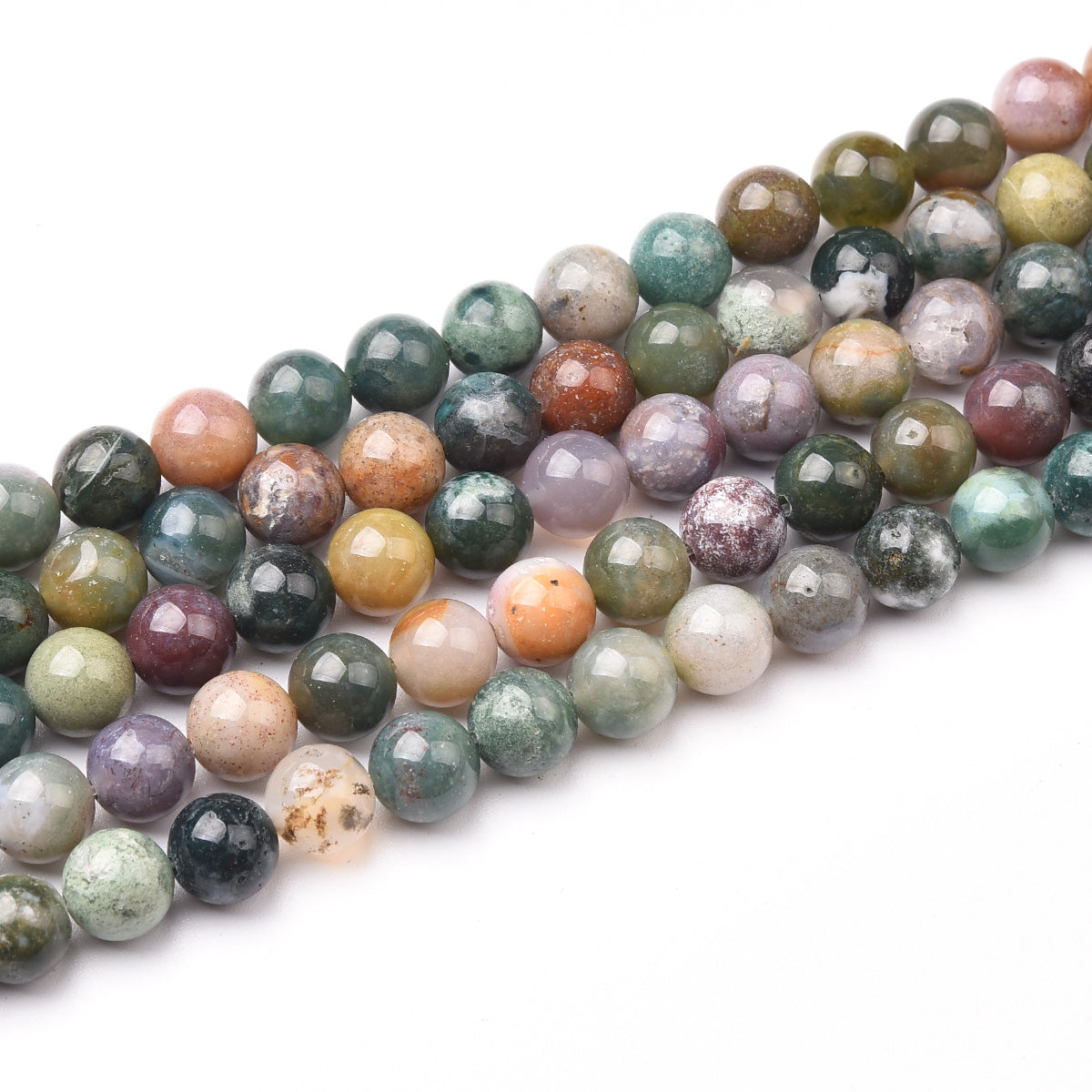 Indian Agate Beads Strand (Dyed)