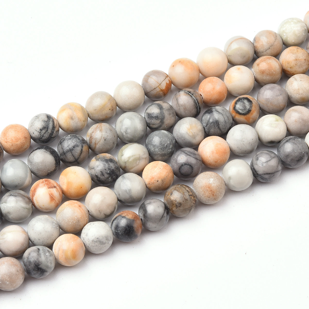 Picasso Jasper Beads Strand (Dyed)