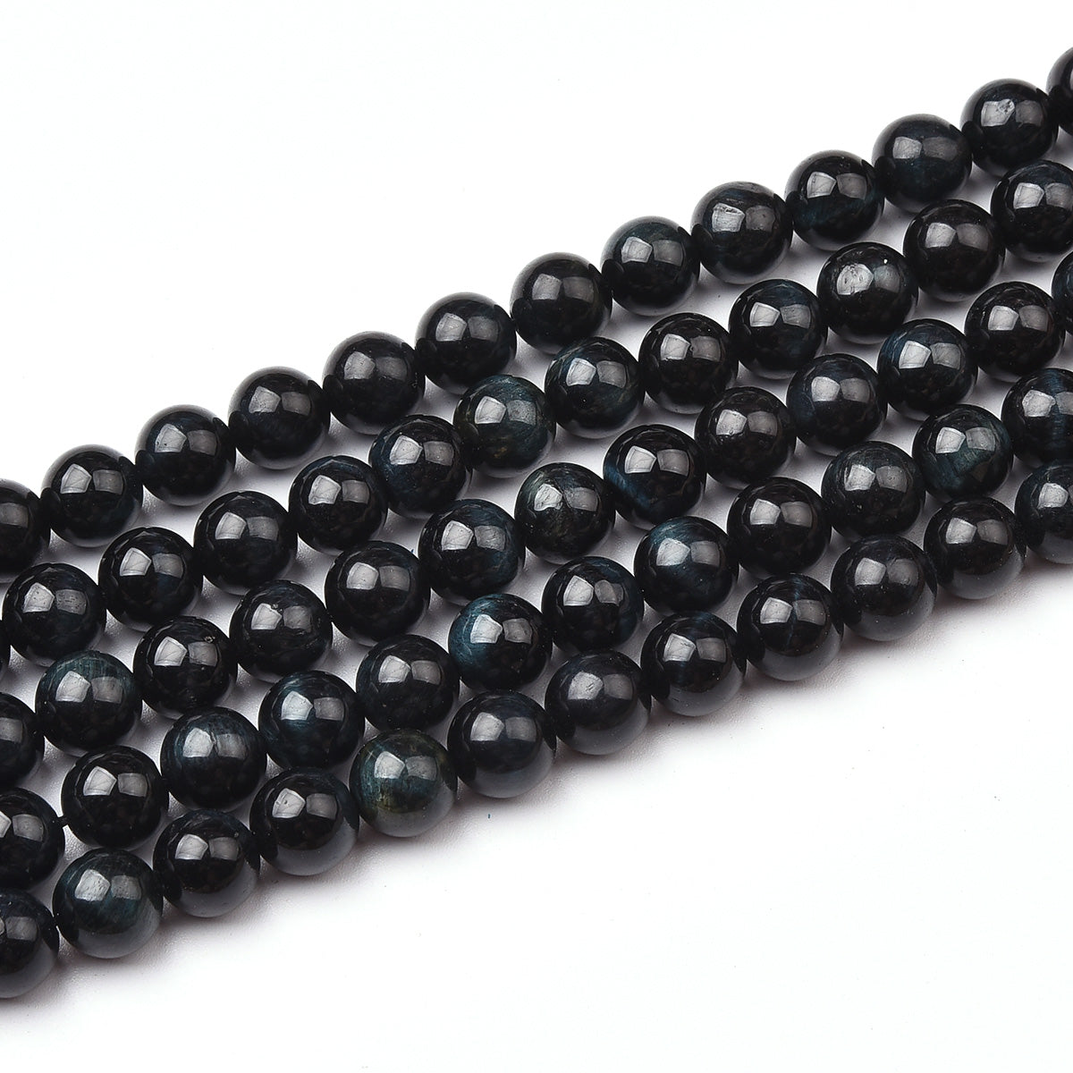 Black Agate Beads Strand (Dyed)