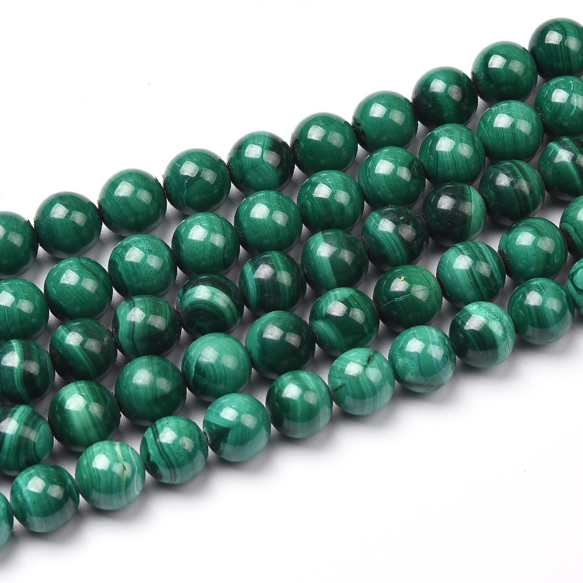 Green Malachite Beads Strand