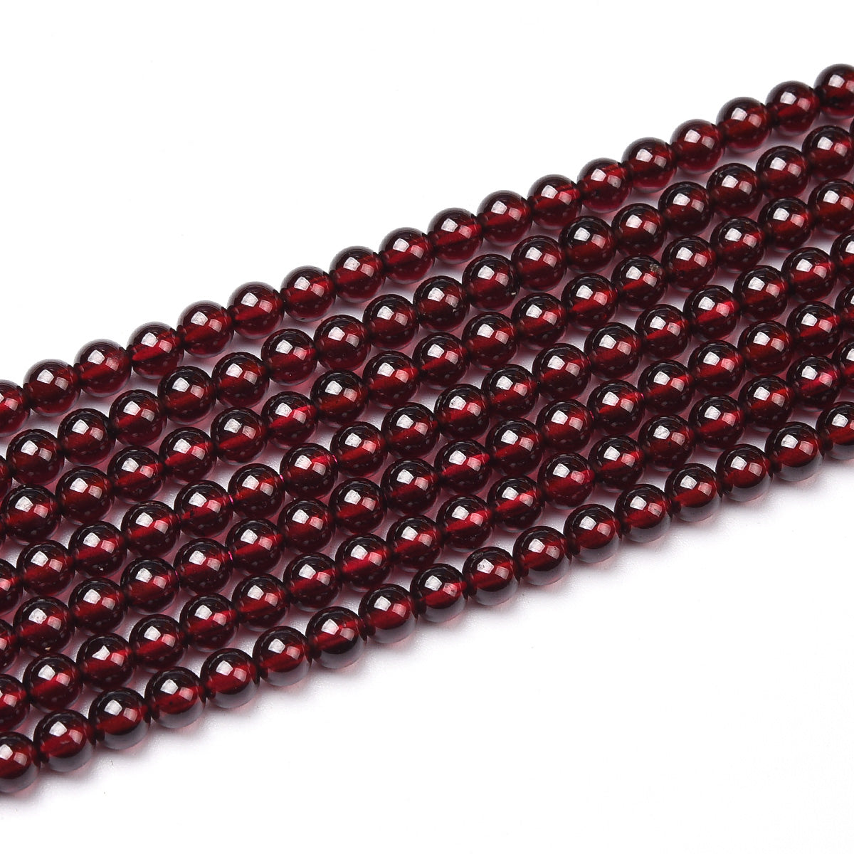 Red Garnet Beads Strand