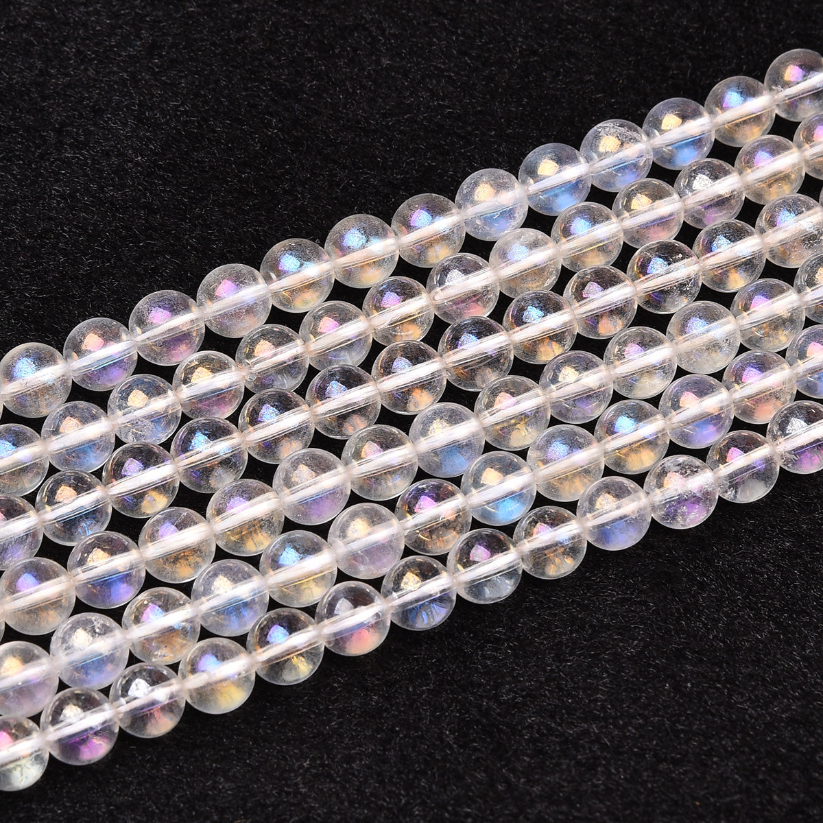 Plated Crystal Beads Strand