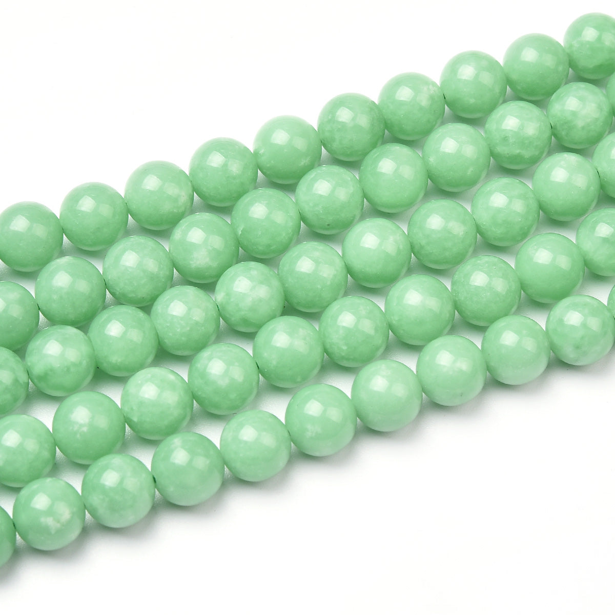 Green Jade Beads Strand