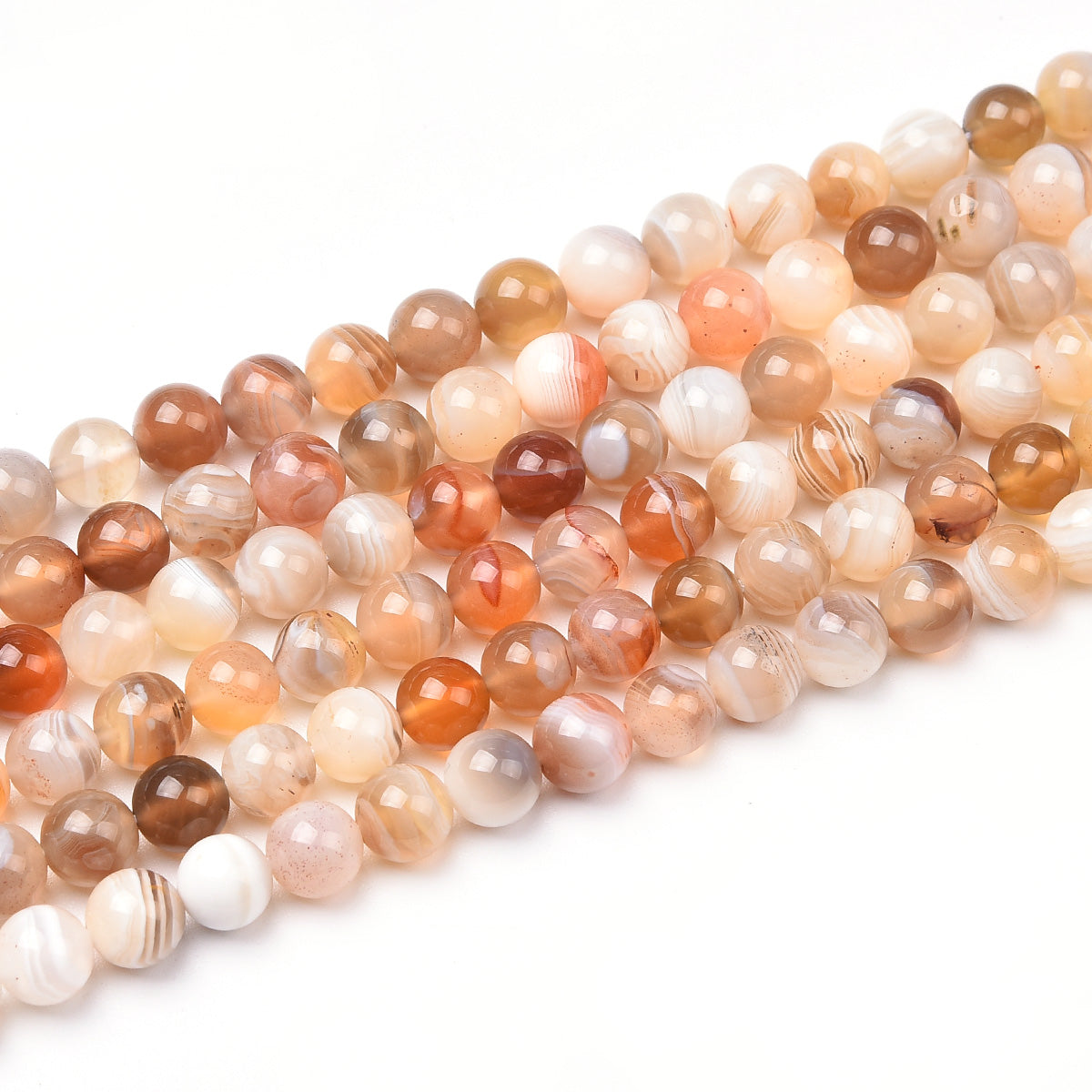 Botswana Agate Beads Strand