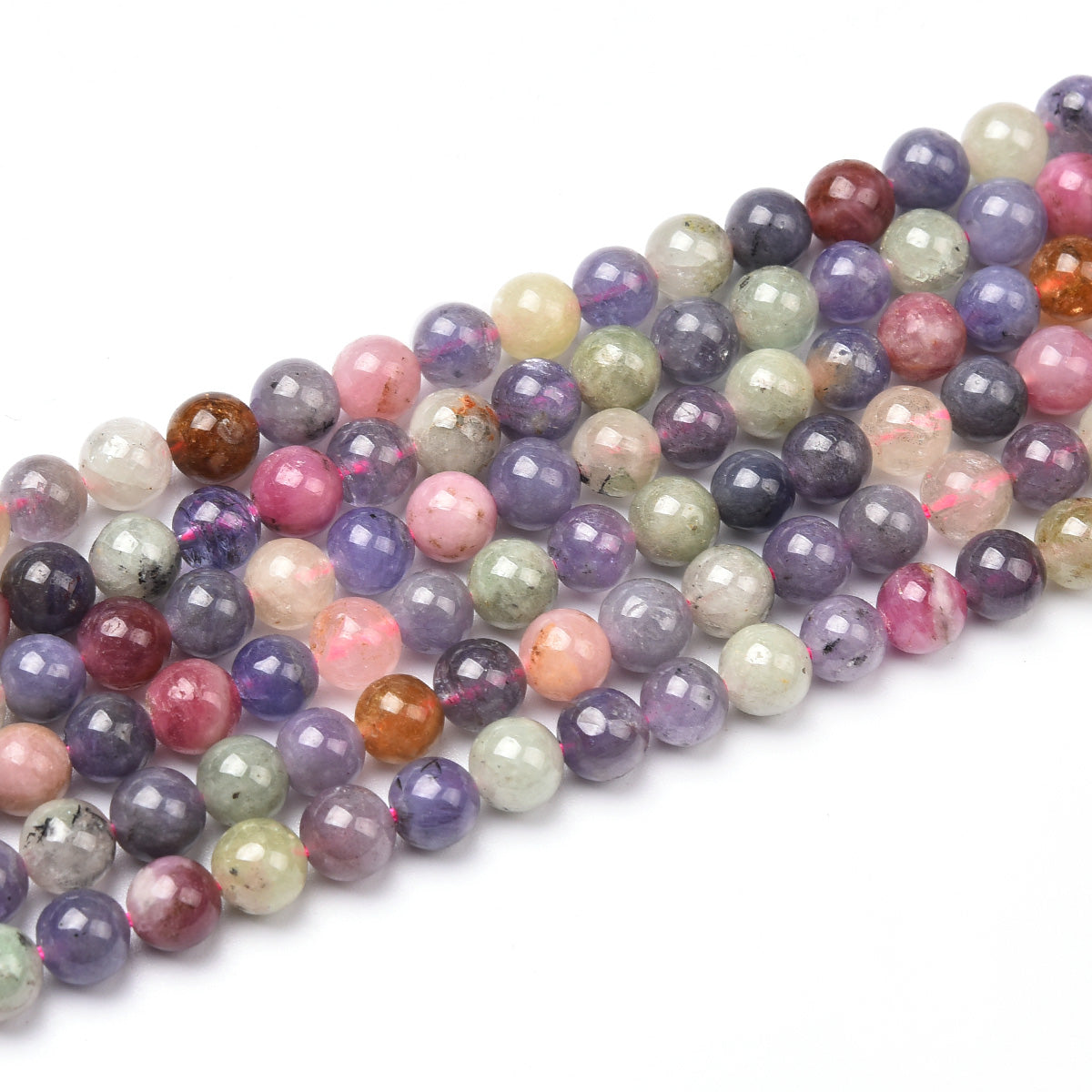 Tanzanite Tourmaline Beads Strand