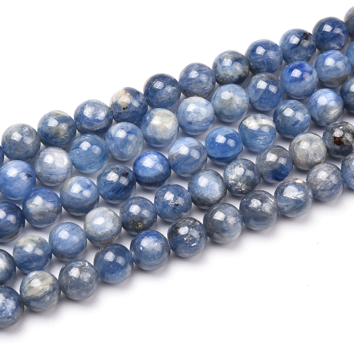 Blue / Black Kyanite Beads Strand