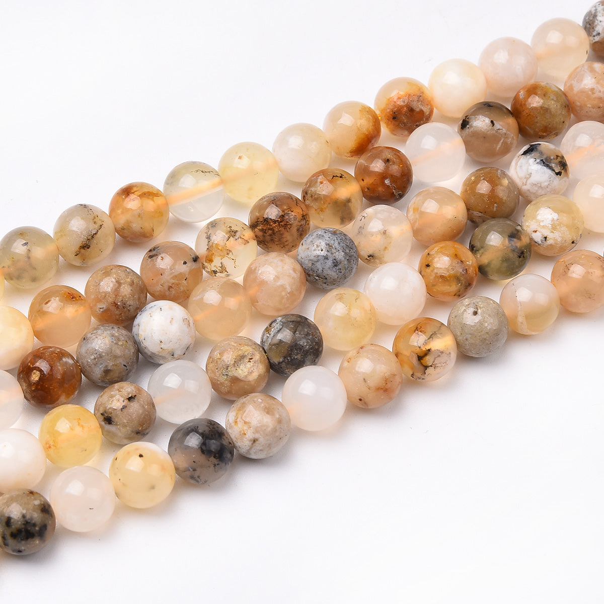 Yelow Opal Beads Strand