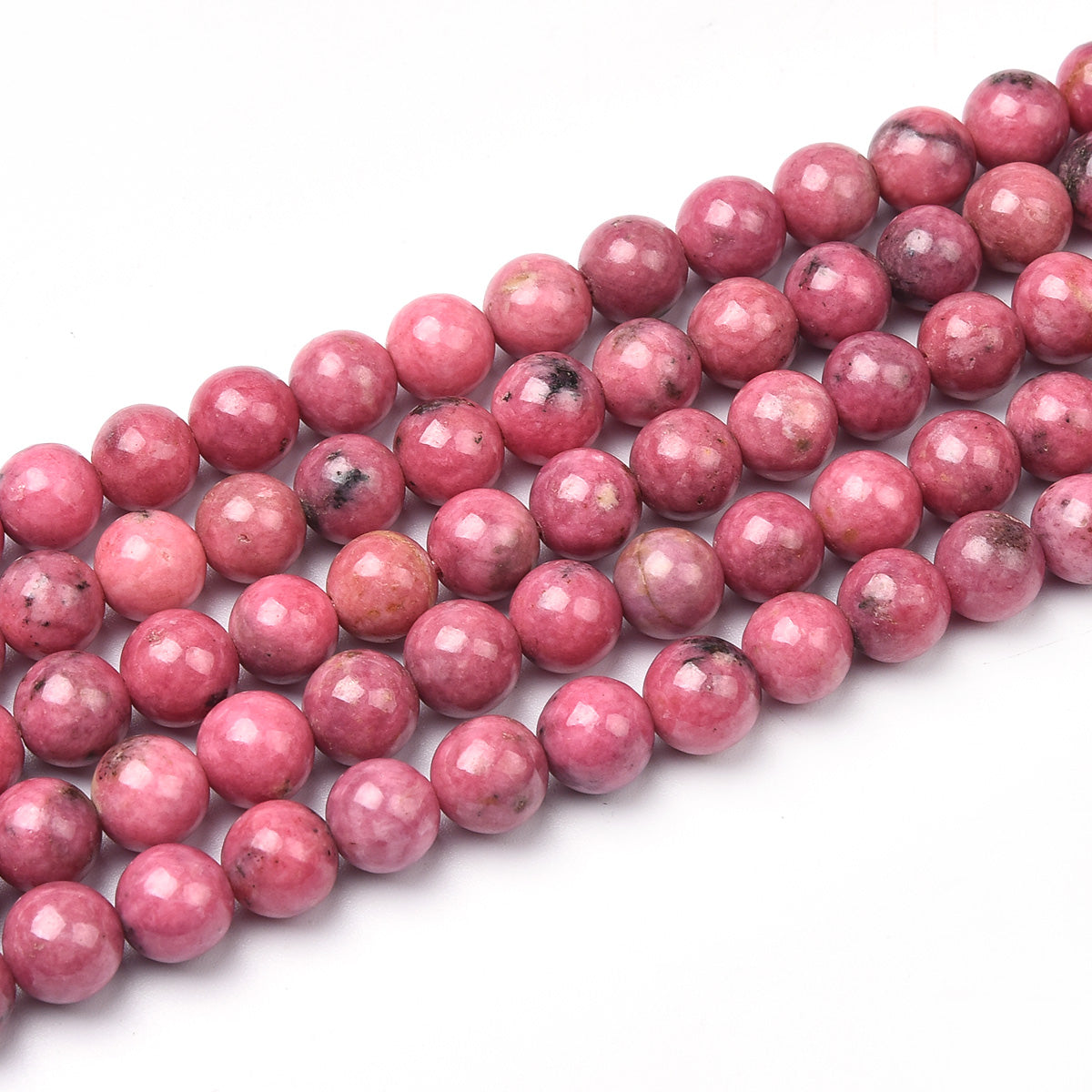 Red Rhodonite Beads Strand