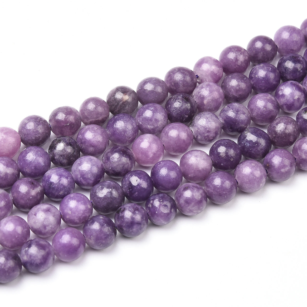 Purple Phosphosiderite Beads Strand