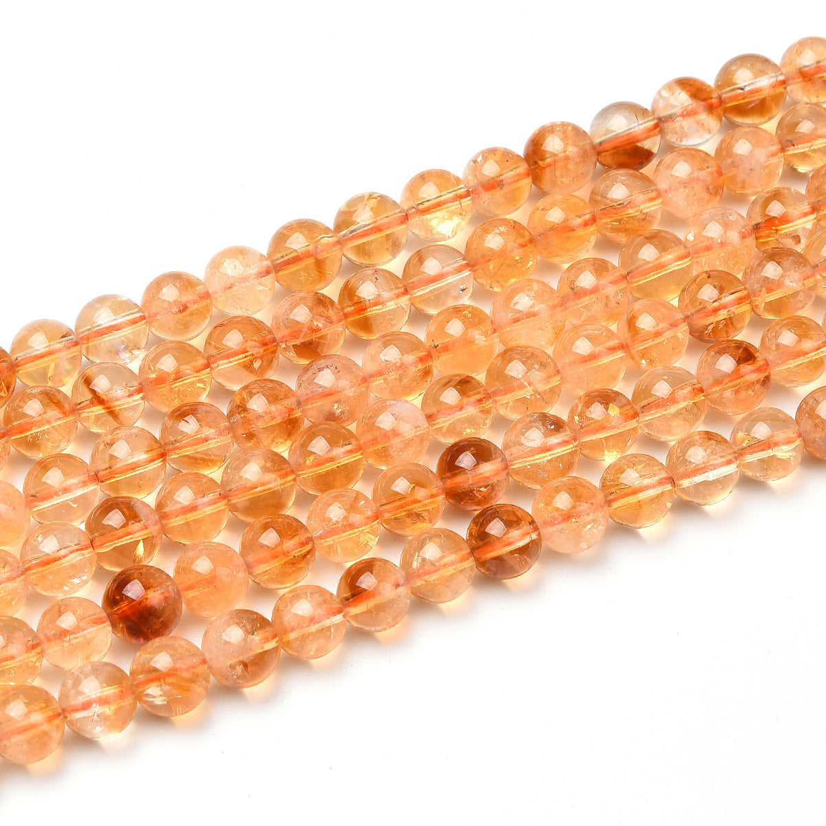 Yellow Citrine Beads Strand