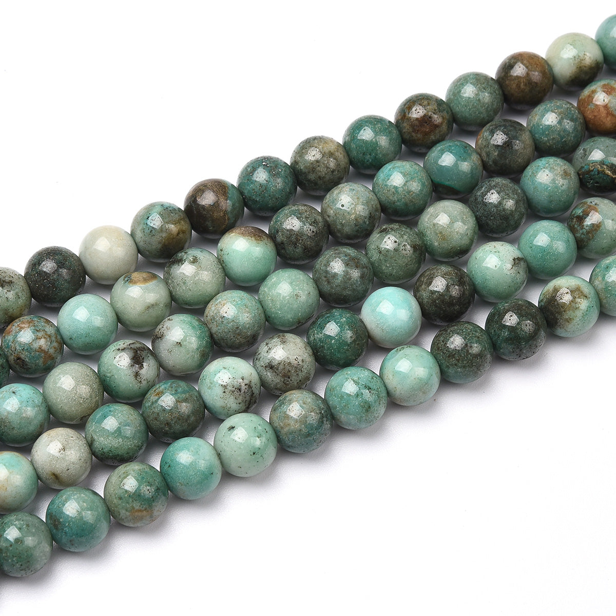 Turquoise Agate Beads Strand