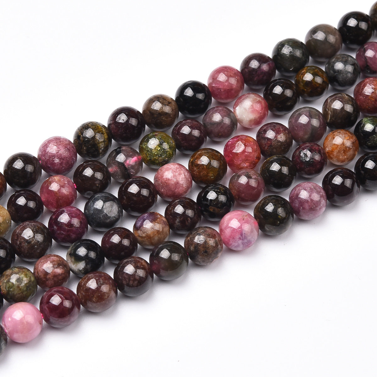 Mix Tourmaline Beads Strand