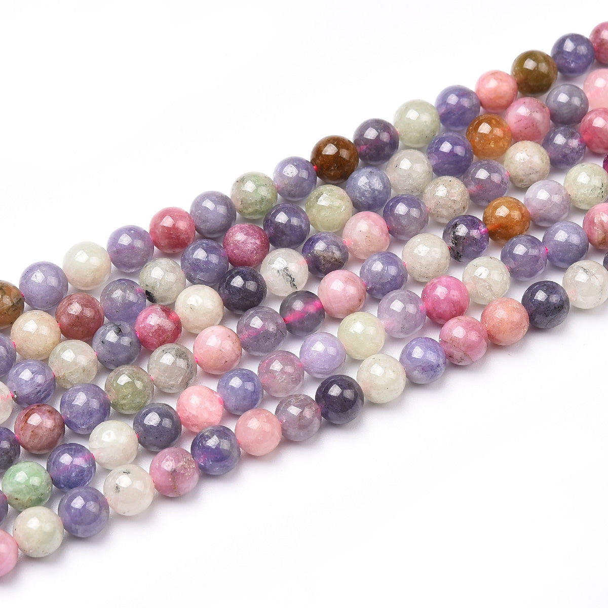 Multicolor Tanzanite Tourmaline Beads Strand