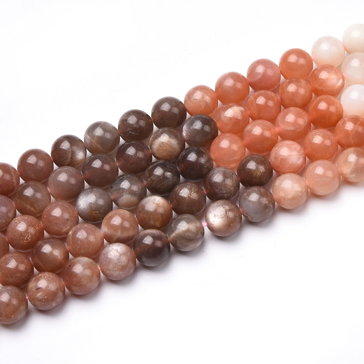 Moonstone (Multi-color) Beads Strand