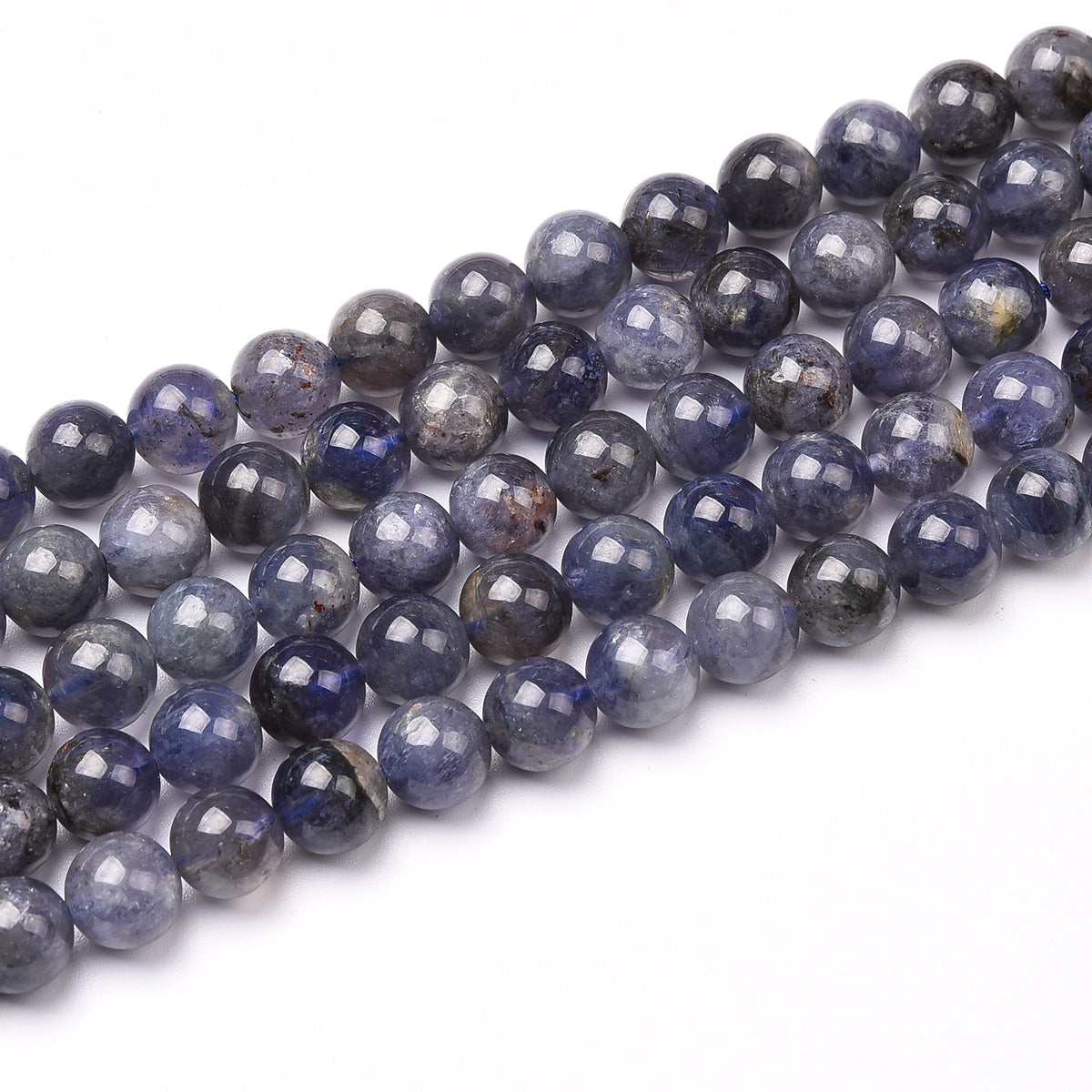 Purple Iolite Beads Strand