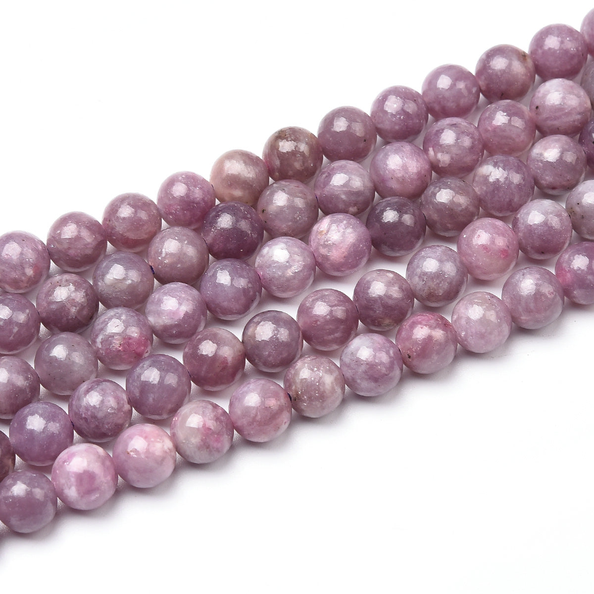 Purple Phosphosiderite Beads Strand