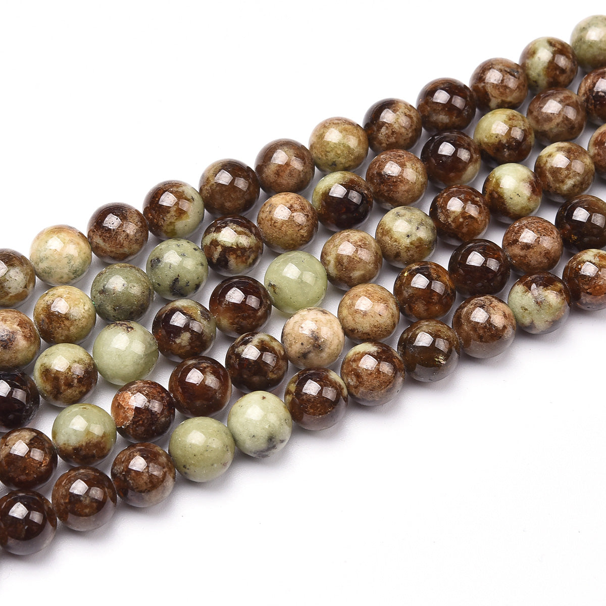 Green Garnet Beads Strand