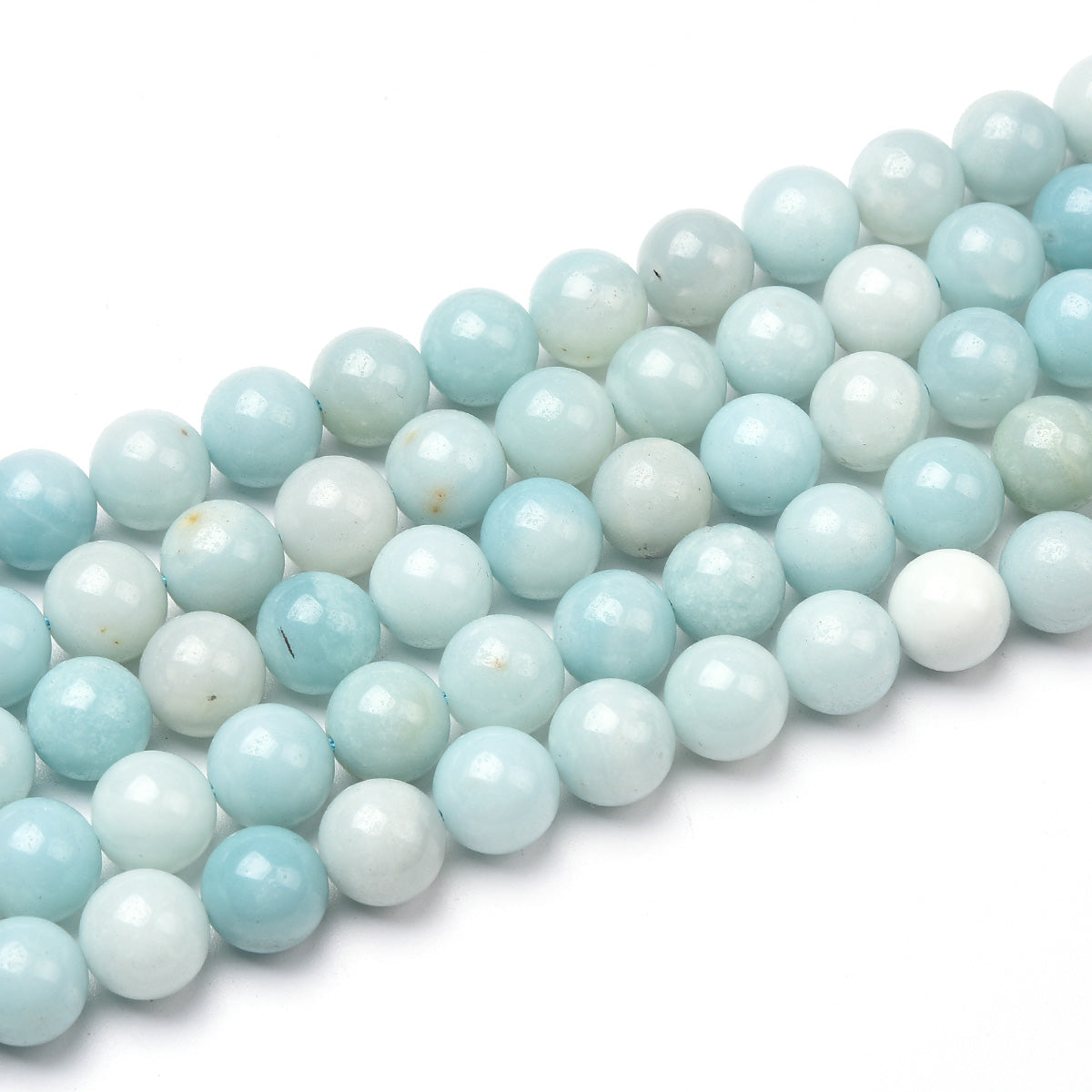 Blue Amazonite Beads Strand