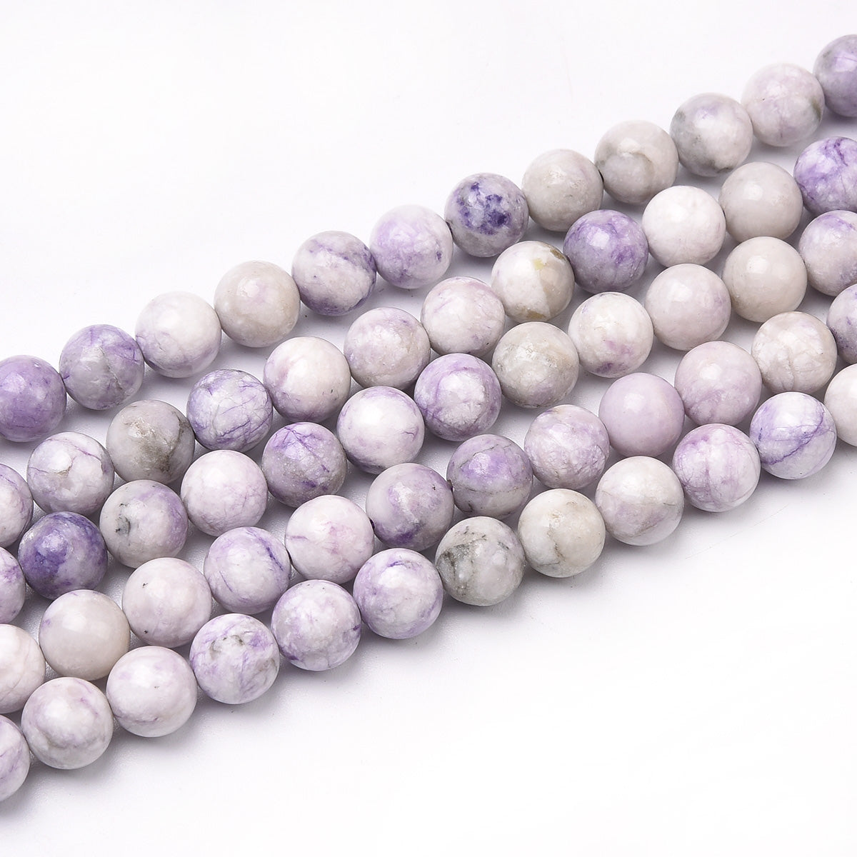 Light Purple Turquoise Beads Strand