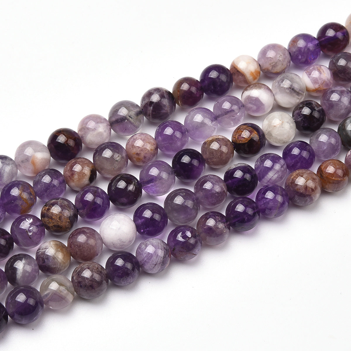 Purple Amethyst Beads Strand