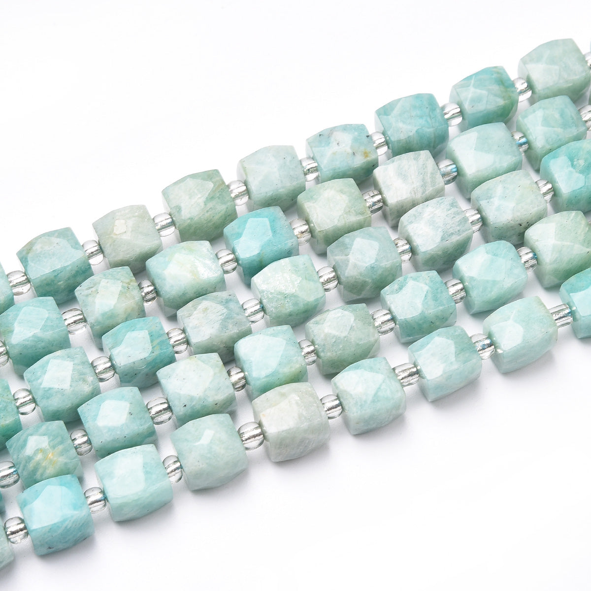 Blue / Teal Amazonite Beads Strand