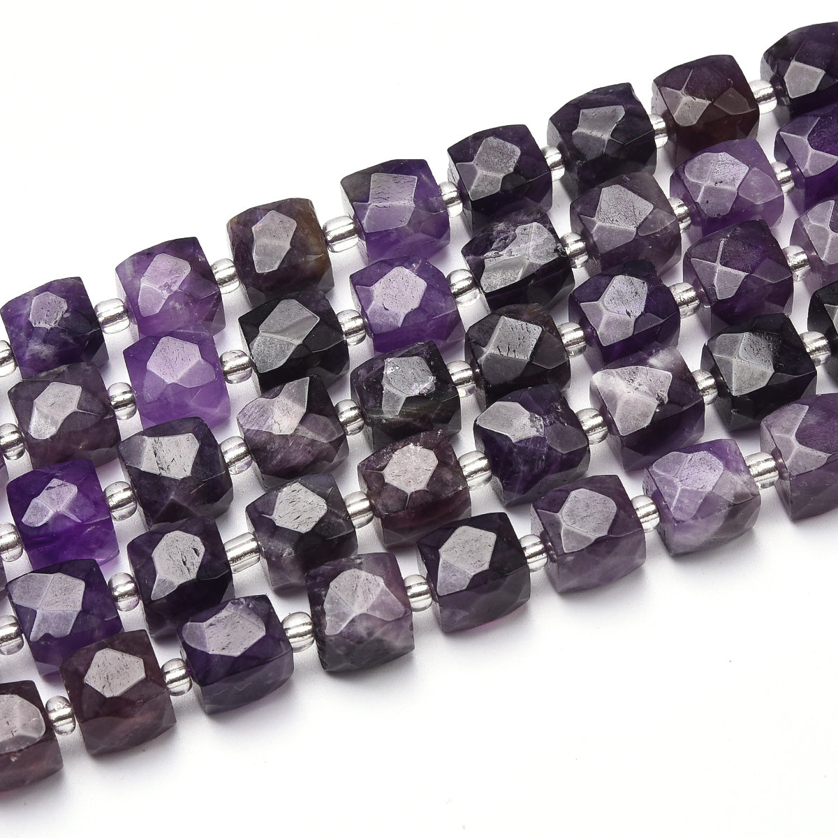 Purple Amethyst Beads Strand