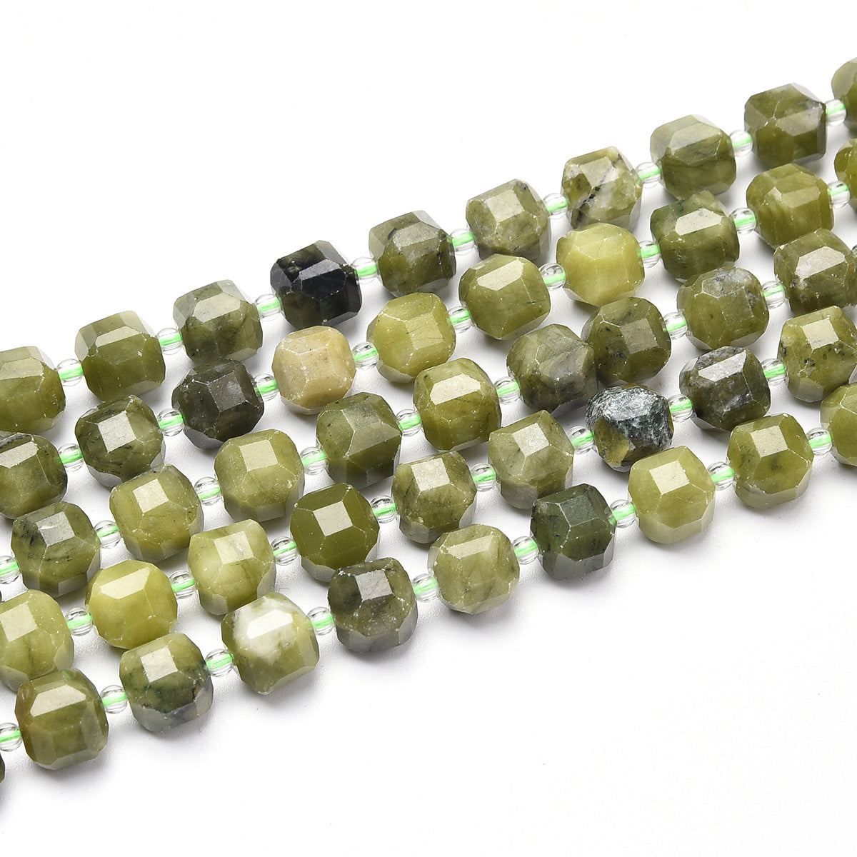 ChinaGreen  Jade Beads Strand